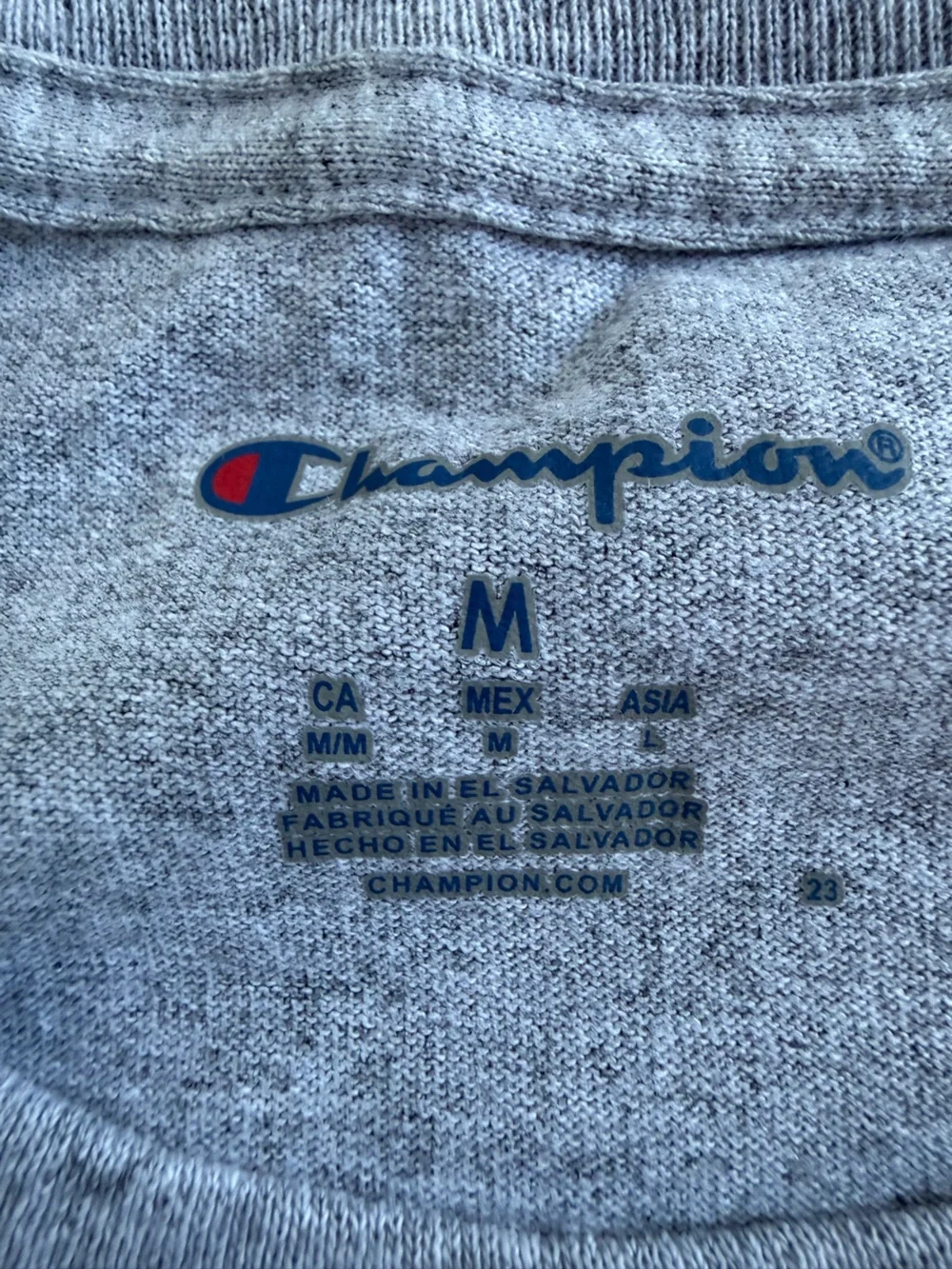 Champion Men’s Heather Gray Syracuse Lacrosse Short-Sleeve Tee - Picture 6 of 8